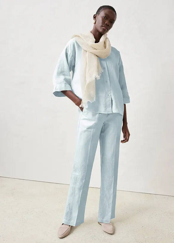 Pantalon 100% lin, bonprix