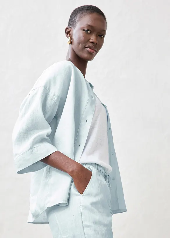 Pantalon 100% lin, bonprix