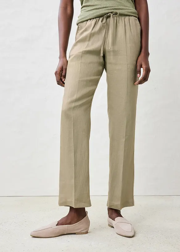 Pantalon 100% lin, bonprix