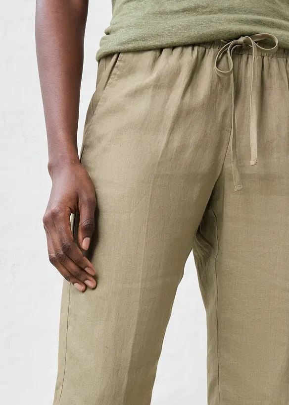 Pantalon 100% lin, bonprix