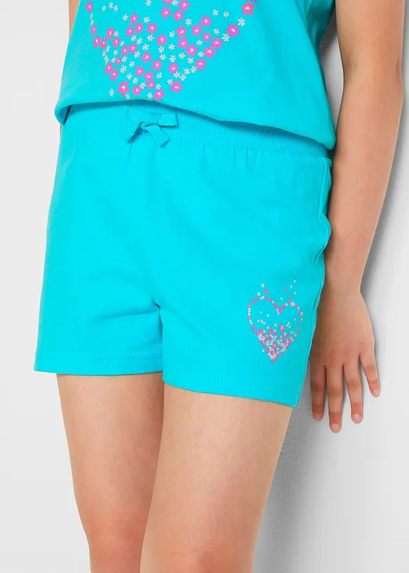 Lot de 2 shorts 100% coton, bonprix