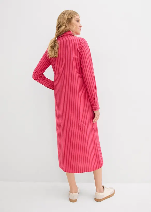 Robe à col chemise, 100% coton, bonprix