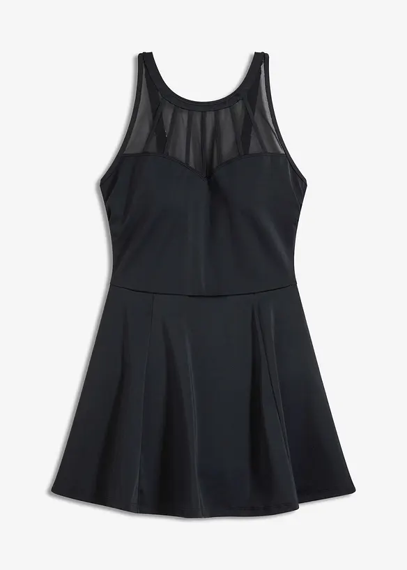 Robe de bain sculptante avec mesh transparent, maintien fort, bonprix