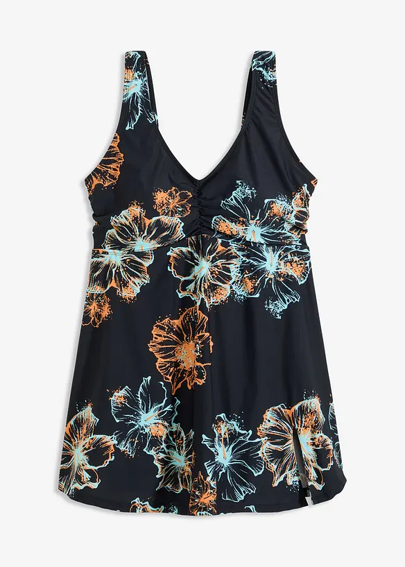 Robe de bain sculptante, maintien mod&eacute;r&eacute;, col V, bonprix