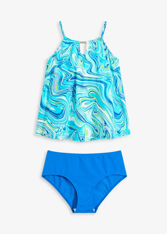 Tankini (ens. 2 pces) avec découpe, bonprix