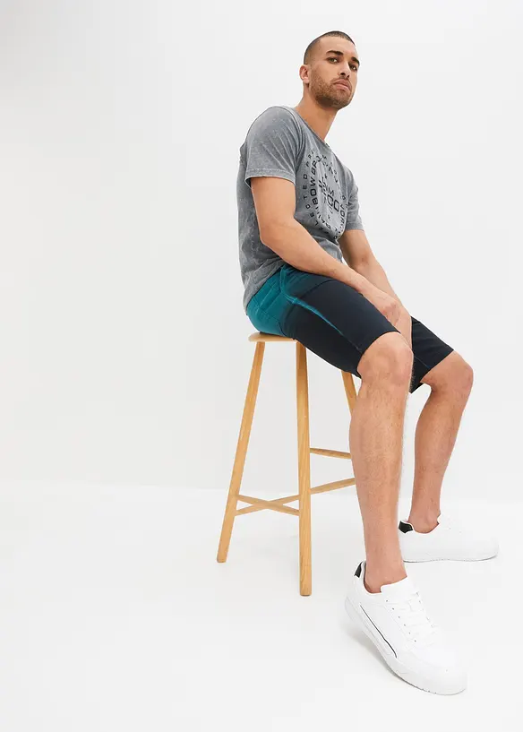 Bermuda en molleton avec dégradé de couleur, bonprix