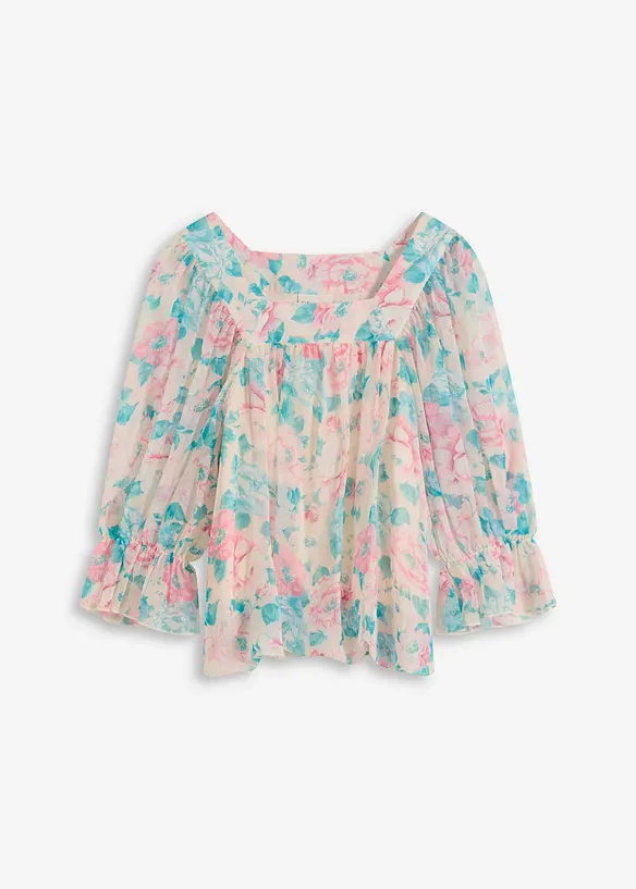 Blouse à base effet boule, bonprix