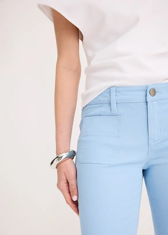 Pantacourt en coton extensible, bonprix