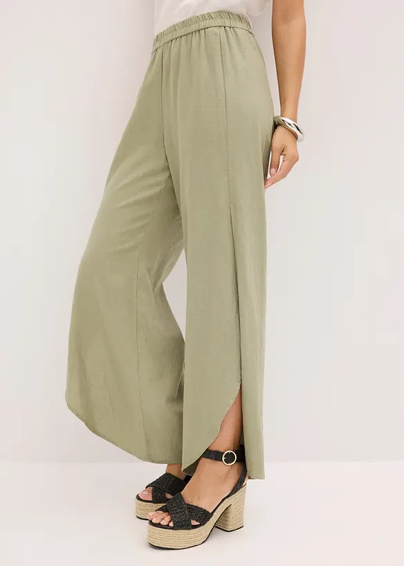Pantalon en lin, bonprix