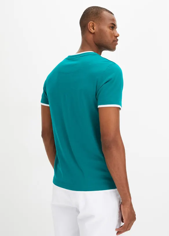 Lot de 2 T-shirts 2 en 1, bonprix