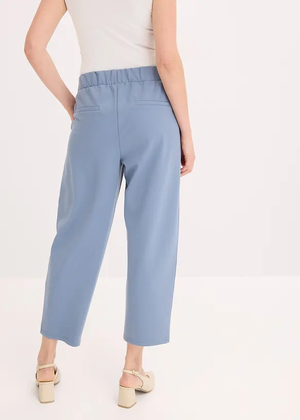 Pantalon en jersey à pinces, bonprix
