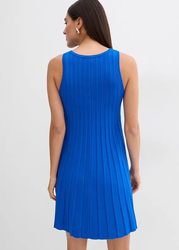 Robe trapèze en maille de viscose mélangée, bonprix