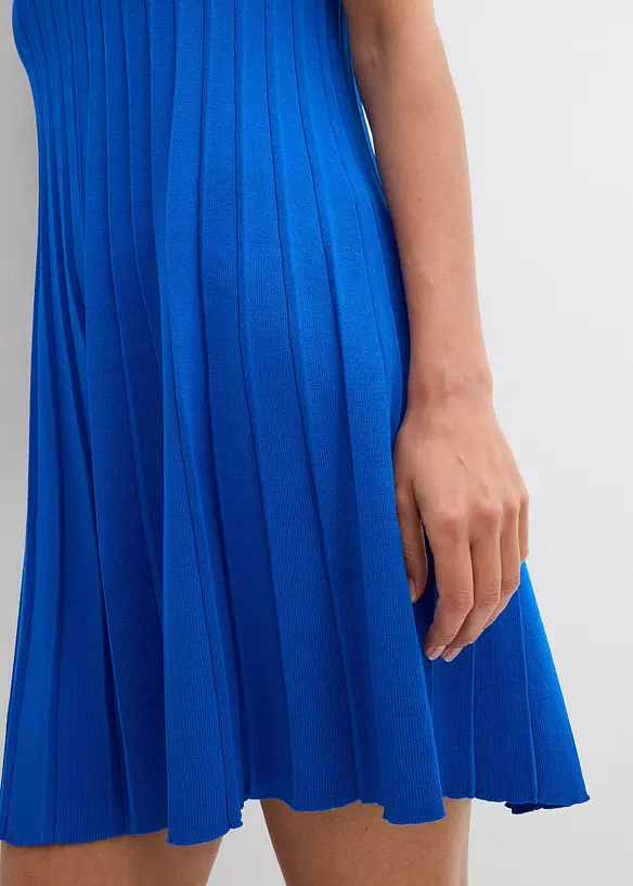 Robe trapèze en maille de viscose mélangée, bonprix