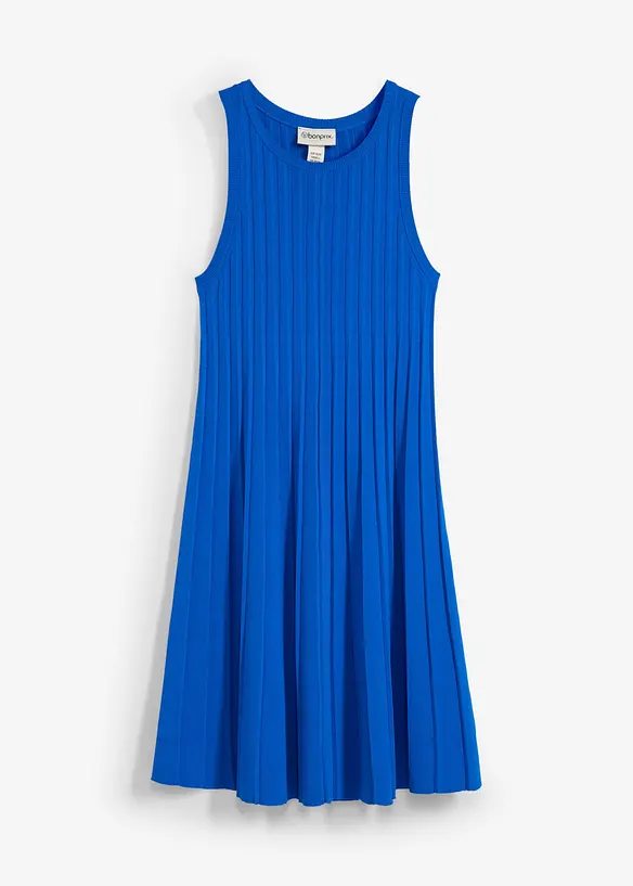 Robe trapèze en maille de viscose mélangée, bonprix