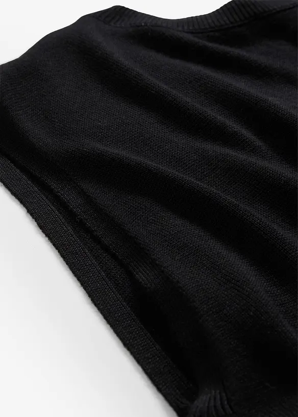 Top fluide en maille de viscose, coupe ballon, bonprix