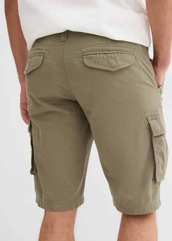 Bermuda cargo 100% coton, Loose Fit, bonprix