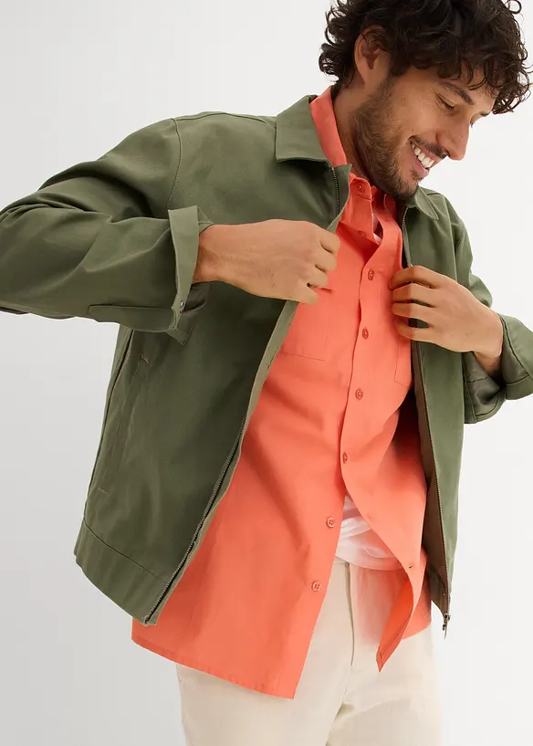 Chemise manches courtes 100 % coton, bonprix