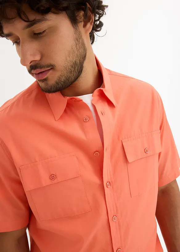 Chemise manches courtes 100 % coton, bonprix