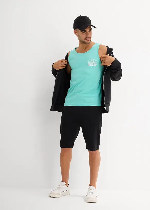 Lot de 3 débardeurs 100% coton, bonprix