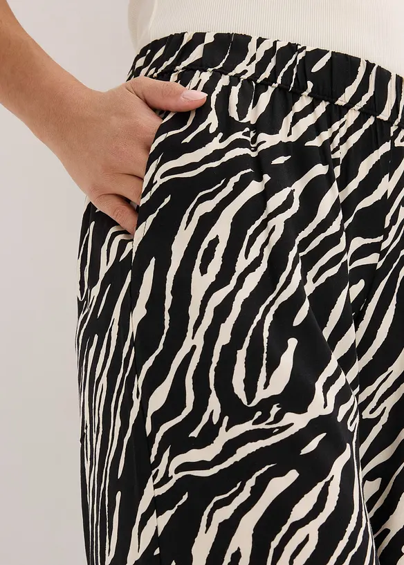 Pantalon à taille élastiquée, bonprix