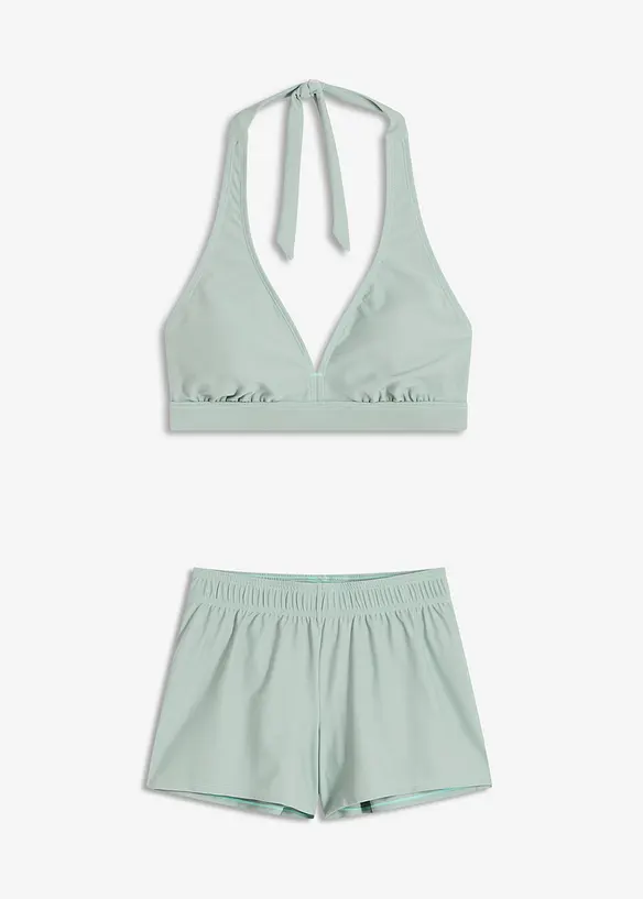 Bikini et short de bain (ens. 3 pces), bonprix