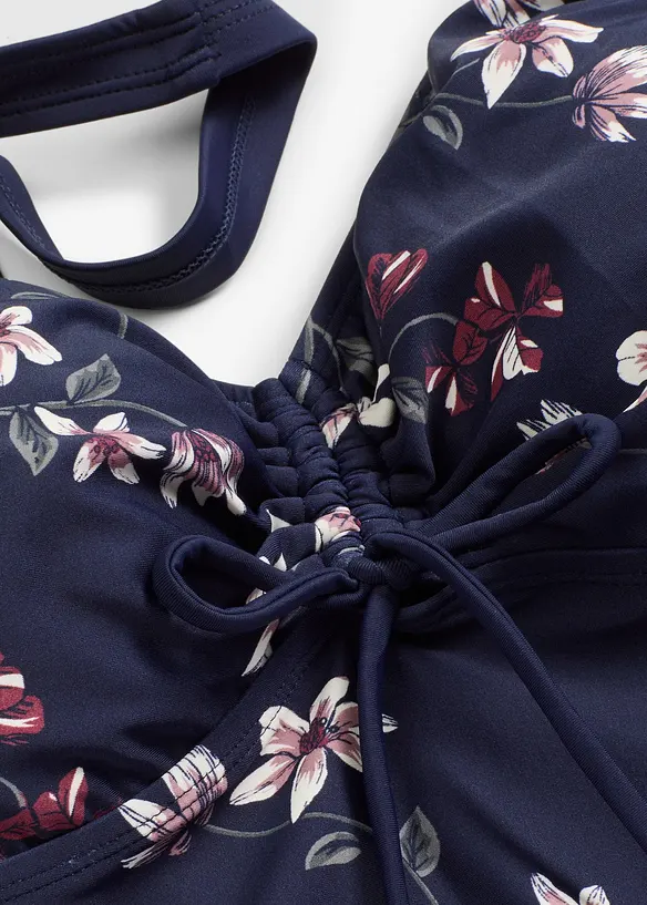 Tankini à fronces (ens. 2 pces), bonprix