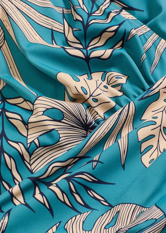 Maillot 1 pièce sculptant grande stature en polyamide recyclé, maintien modéré, bonprix