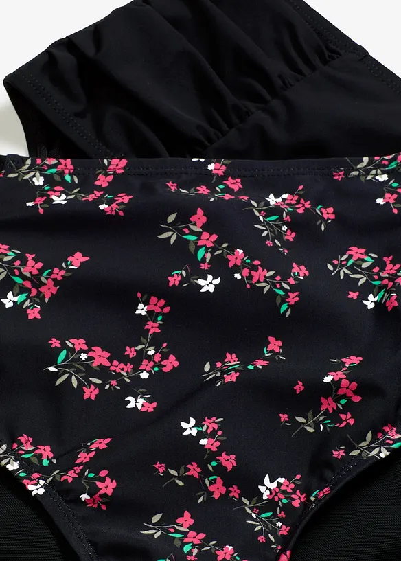 Lot de 2 bas de bikini sculptants en polyamide recyclé, maintien fort, bonprix