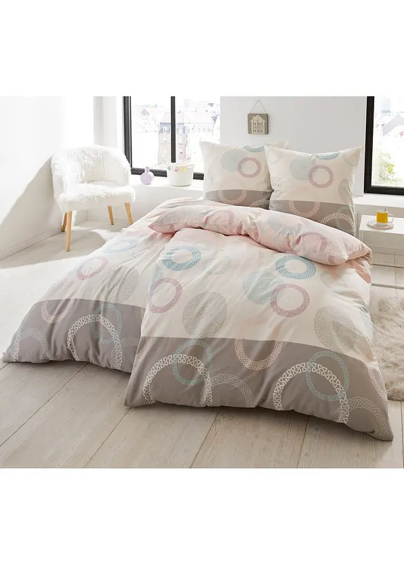 Parure de lit motif cercles, bonprix