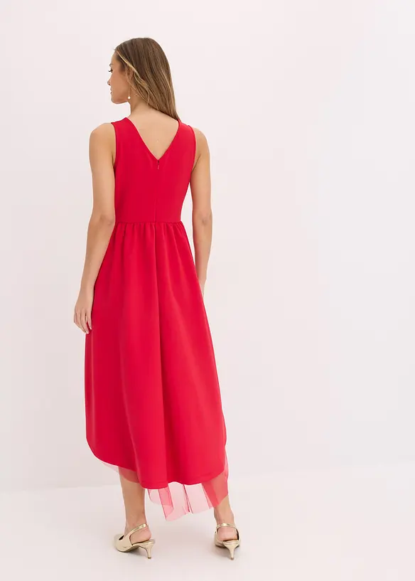 Robe courte-longue avec jupon en tulle, bonprix