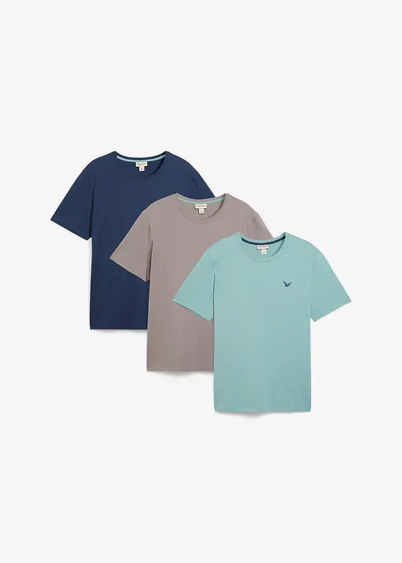 Lot de 3 T-shirts, bonprix