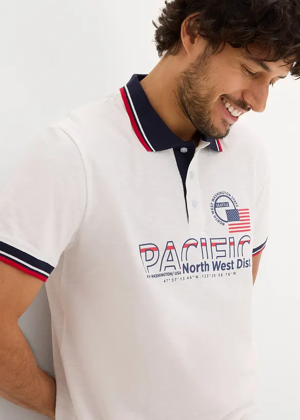 Lot de 2 polos 100% coton, bonprix