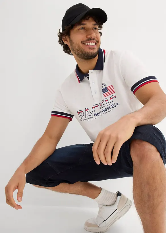 Lot de 2 polos 100% coton, bonprix