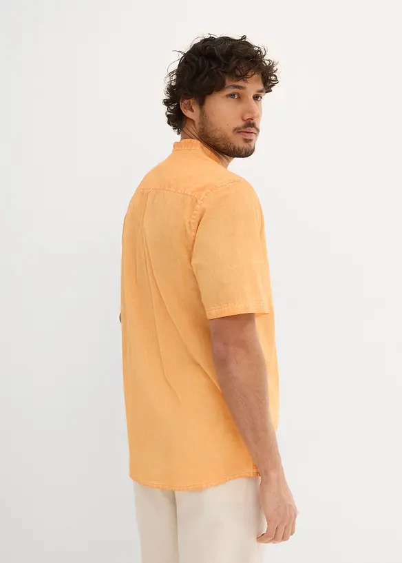 Chemise manches courtes aspect délavé, bonprix
