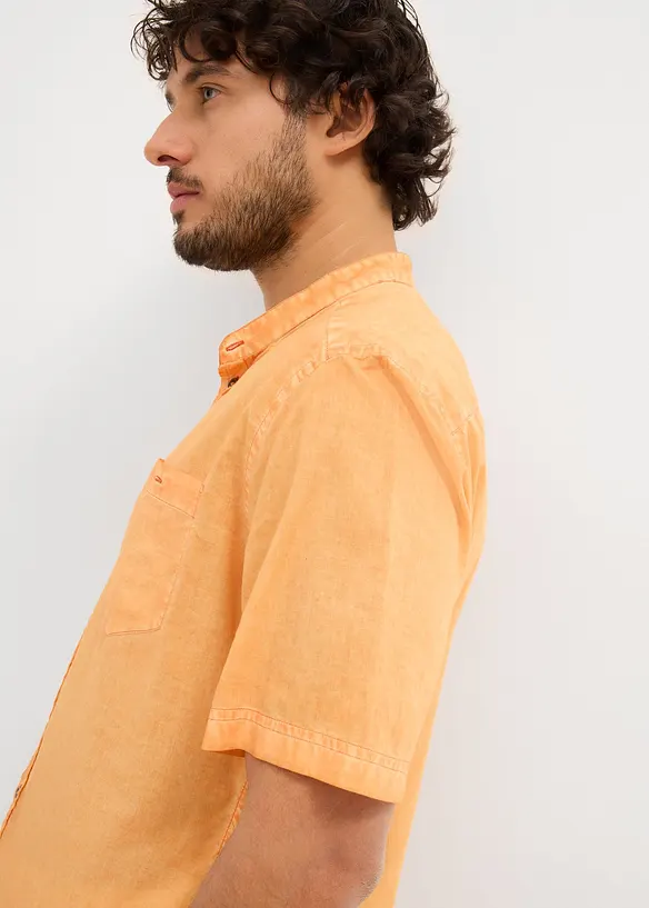 Chemise manches courtes aspect délavé, bonprix