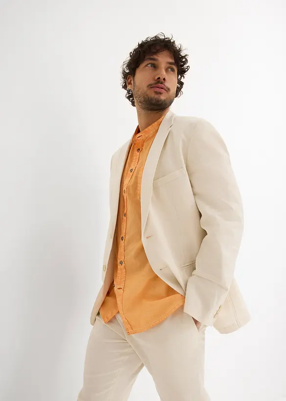 Chemise manches courtes aspect délavé, bonprix