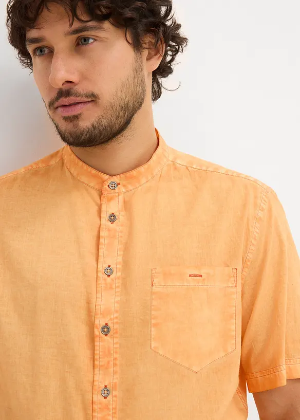 Chemise manches courtes aspect délavé, bonprix