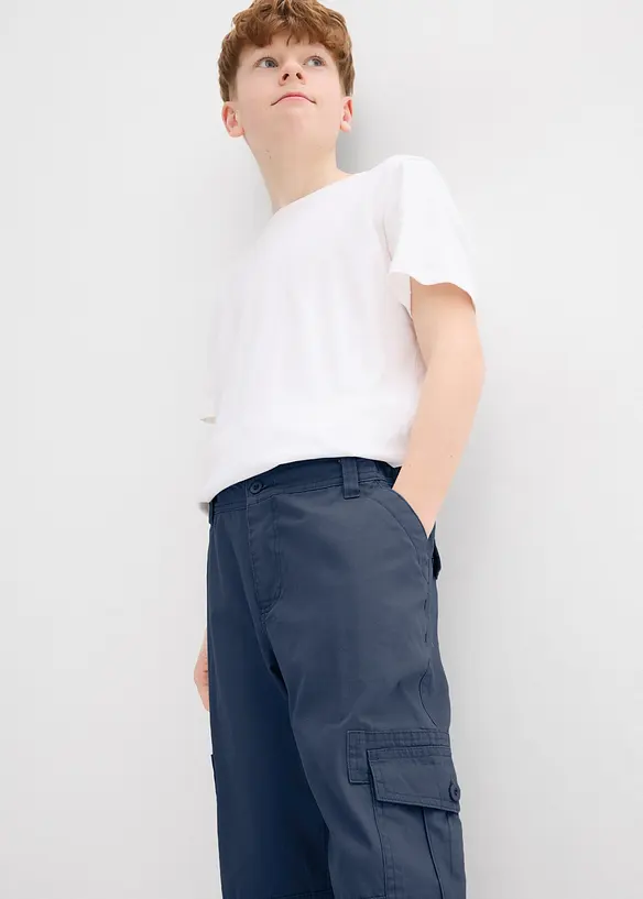 Pantalon 3/4 garçon 100% coton, loose, bonprix