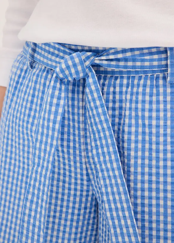 Pantalon à imprimé Vichy, bonprix