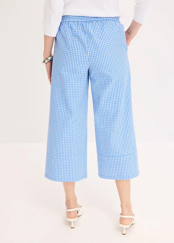Pantalon à imprimé Vichy, bonprix