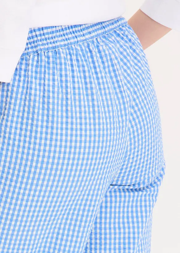 Pantalon à imprimé Vichy, bonprix