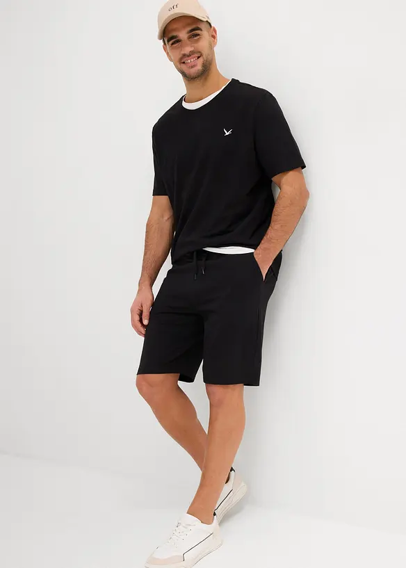 T-shirt et bermuda (ens. 2 pces) en jersey 100% coton, bonprix