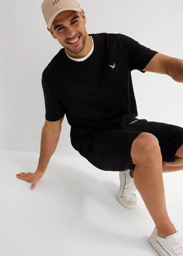 T-shirt et bermuda (ens. 2 pces) en jersey 100% coton, bonprix