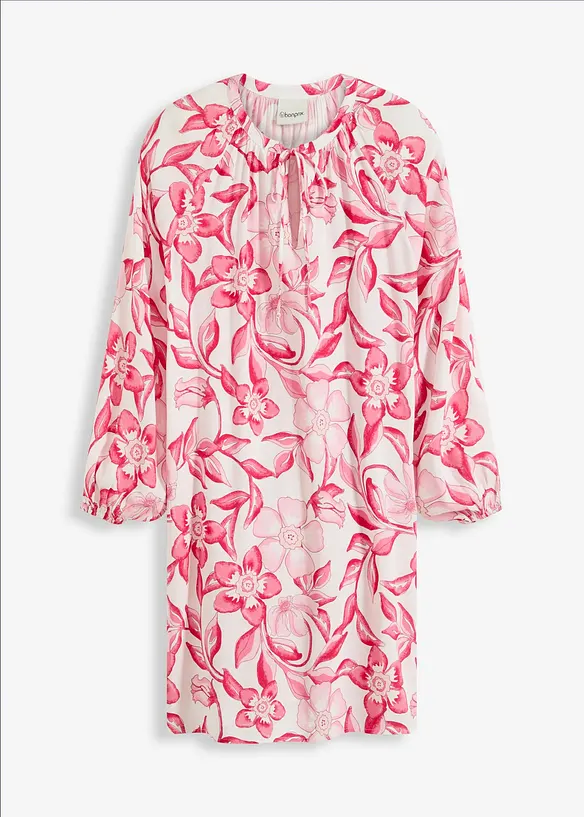 Robe-tunique imprimée en viscose fluide, bonprix