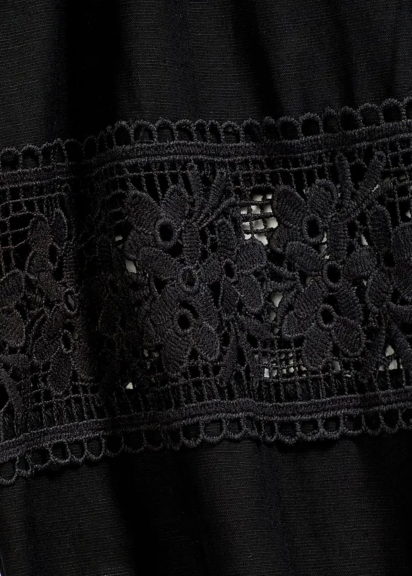 Blouse manches courtes contenant du lin, bonprix