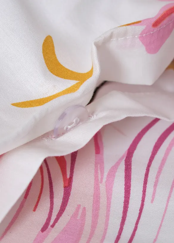 Parure de lit en percale, motif floral, bonprix