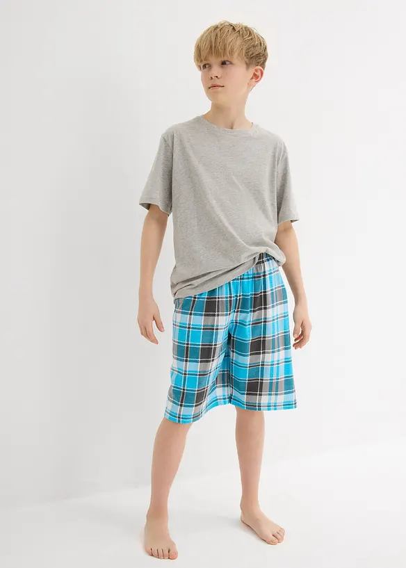 Lot de 2 pyjashorts en coton doux, bonprix