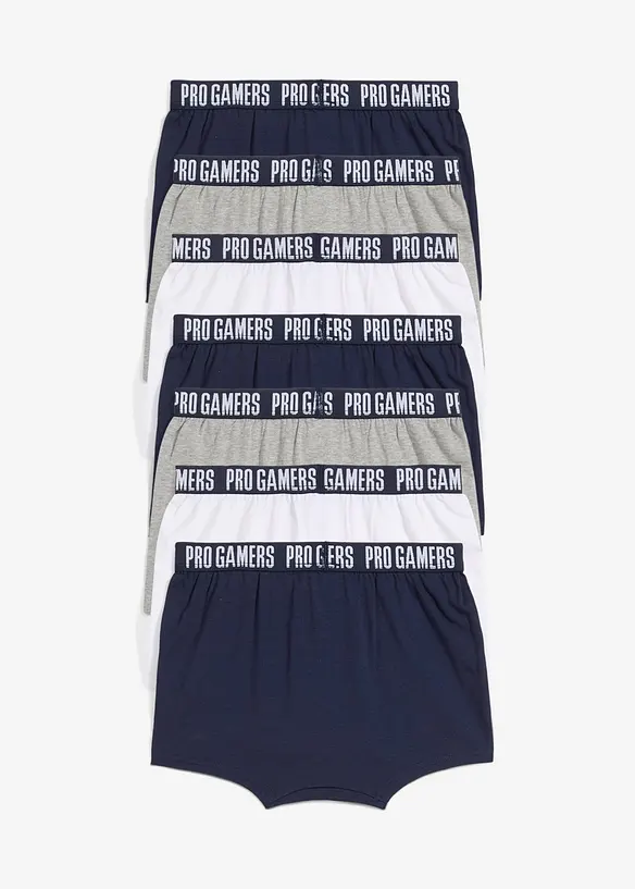 Lot de 7 boxers avec coton doux, bonprix