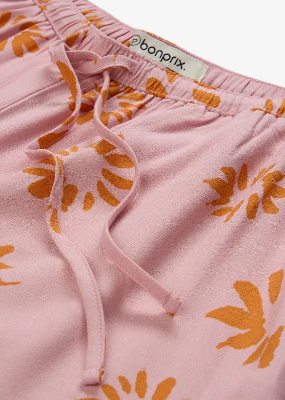 Pantalon taille élastiquée en viscose douce, bonprix