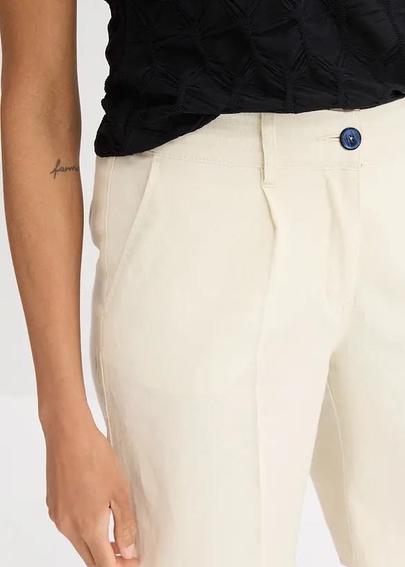 Bermuda à pinces, bonprix